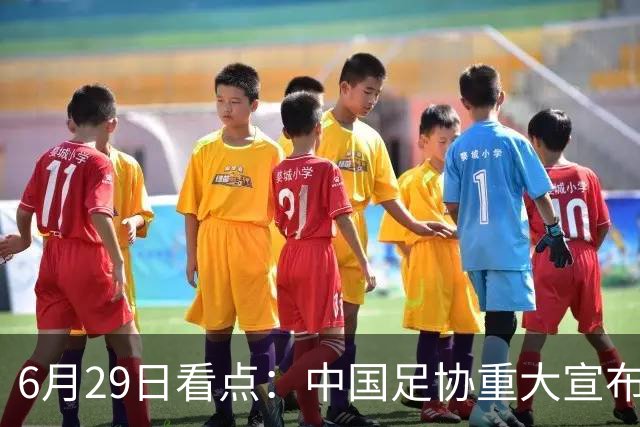 6月29日看点：中国足协重大宣布，正式启用9条新规！